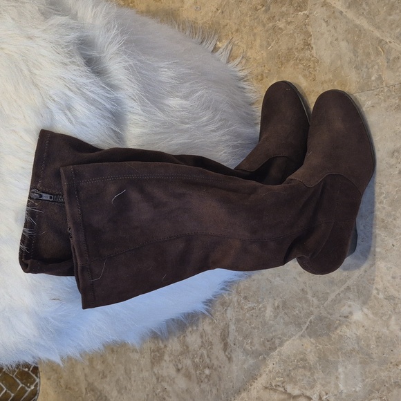 Brown Wedge Boots - Picture 8 of 8